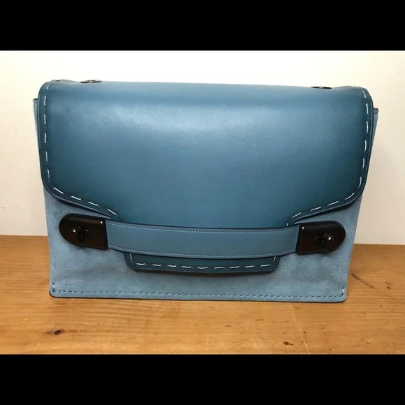 NWT Coach 1941 Swagger Chain Crossbody in Chambray - Picture 2 of 12